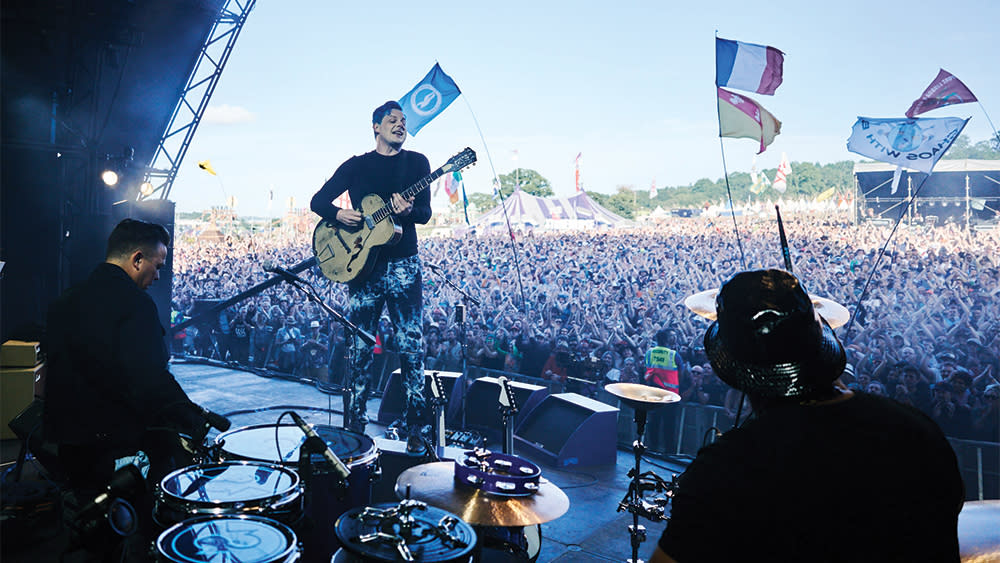 Jack White performs at June’s Glastonbury Festival. - Credit: David James Swanson