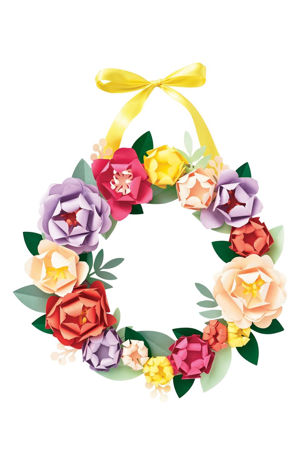 12) Primavera Floral Wreath