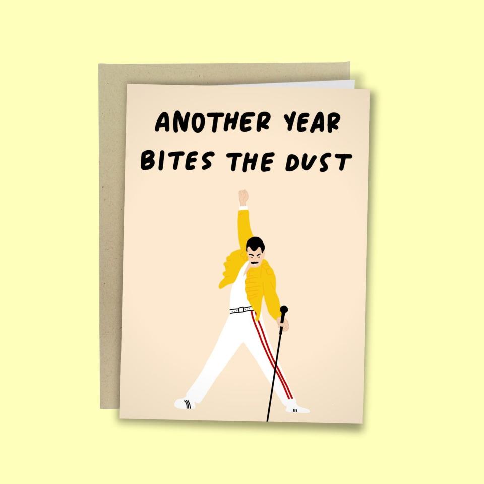 9) Another Year Bites the Dust Card