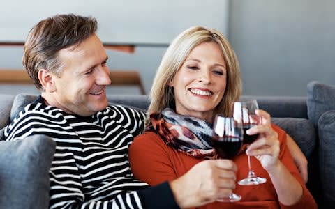 Red wine made people feel more relaxed - Credit: kupicoo Getty Images Contributor