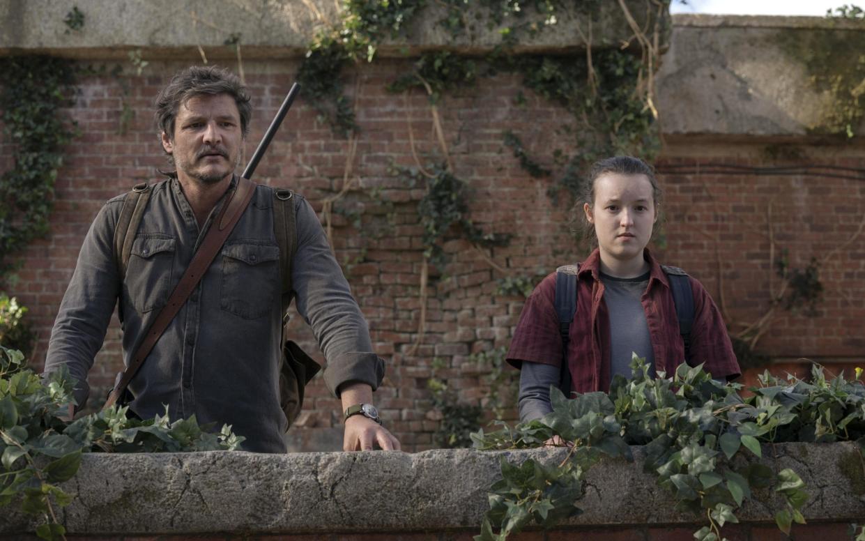 Pedro Pascal as Joel (left) and Bella Ramsey as Ellie - HBO/Warner Media