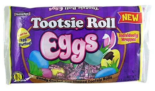 16) Tootsie Roll Candy Eggs