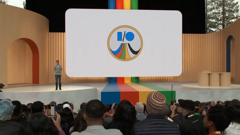 ▲日前Google I/O 發表了未來Android系統的發展，同時官網上也公布了Android 14 第二波測試版，共有10款品牌的指定手機可以搶先下載測試版。(圖／翻攝Google I/O ‘23 YouTube 影片)