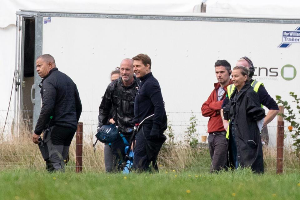 Tom Cruise Suffers Delays On Set Of New Mission Impossible Due To Crew Blunder With A Flock Of Sheep Costing The Production Time And Money.