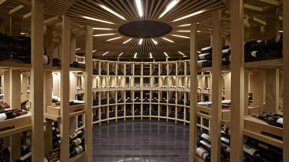 The wine cellar at Atrio