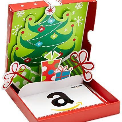 Amazon Gift Card in a Holiday Pop-Up Box