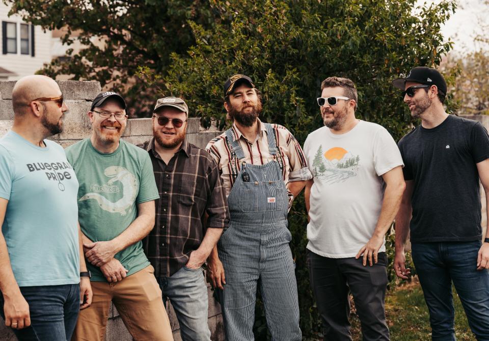 Playing a bluegrass version of the Who's "Tommy" on June 25 at Payomet Performing Arts Center will be the Hillbenders, who are, from left, Nolan Lawrence, John Anderson, Jim Rea, Chad Graves, Gary Rea and Mark Cassidy.