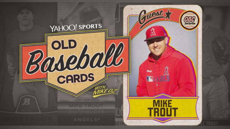 Mike Trout is this week's guest on "Old Baseball Cards" (Yahoo Sports)