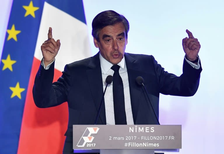 Fillon is set to be charged over allegations he paid his wife and children hundreds of thousands of euros for fake parliamentary jobs