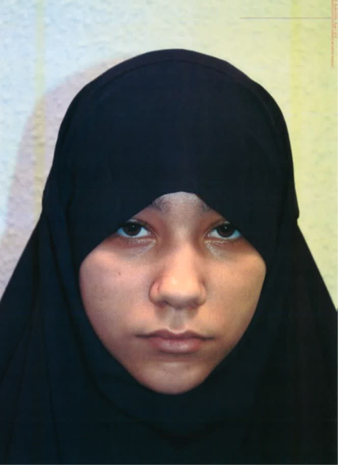 Safaa Boular, 18, will be sentenced at a later date (Picture: Metropolitan Police)