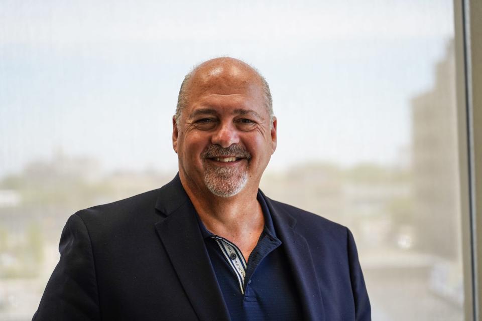 Bob Riney, Chief Operating Officer at Henry Ford Hospital in Detroit, at his office on June 29, 2020.