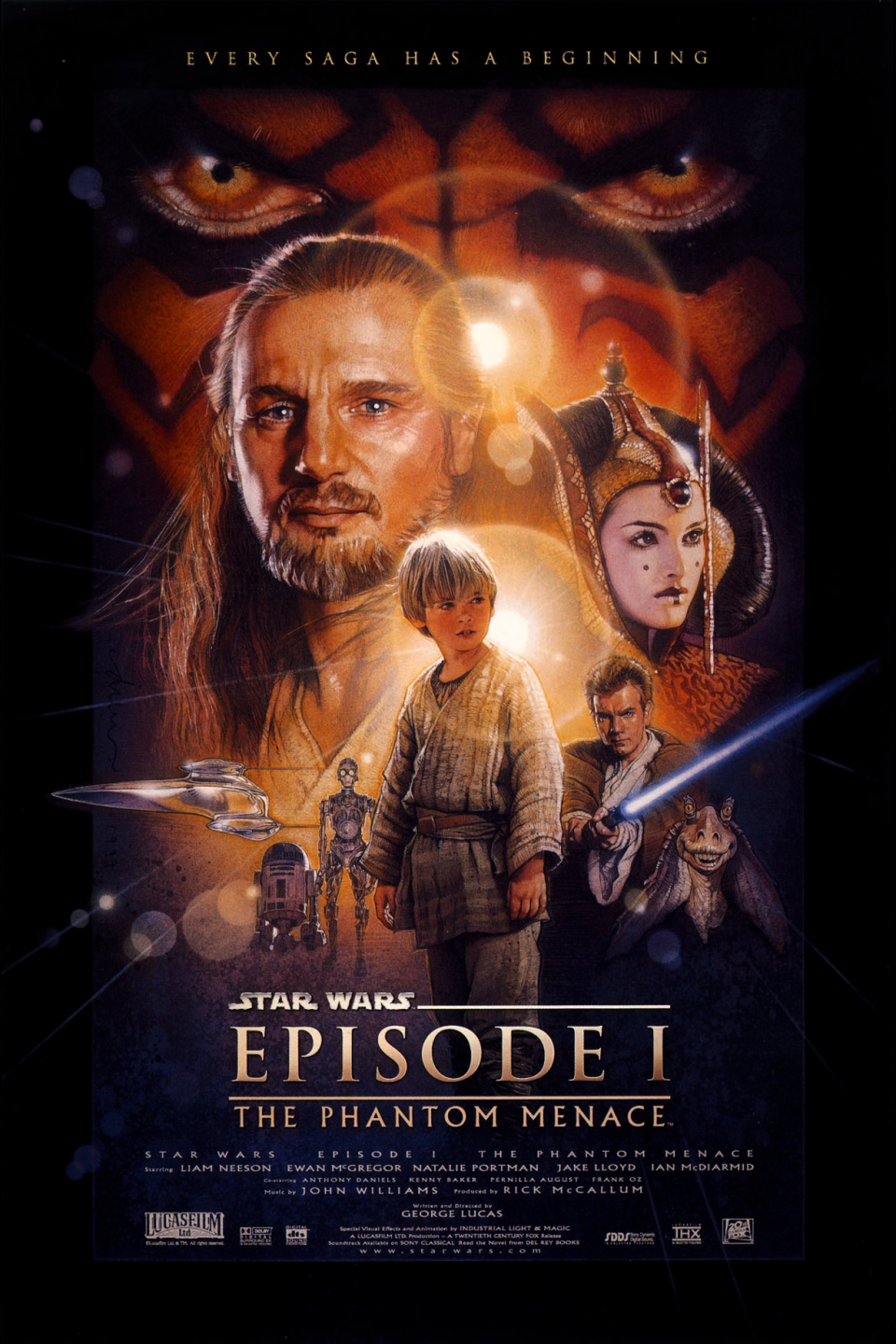 the phantom menace poster