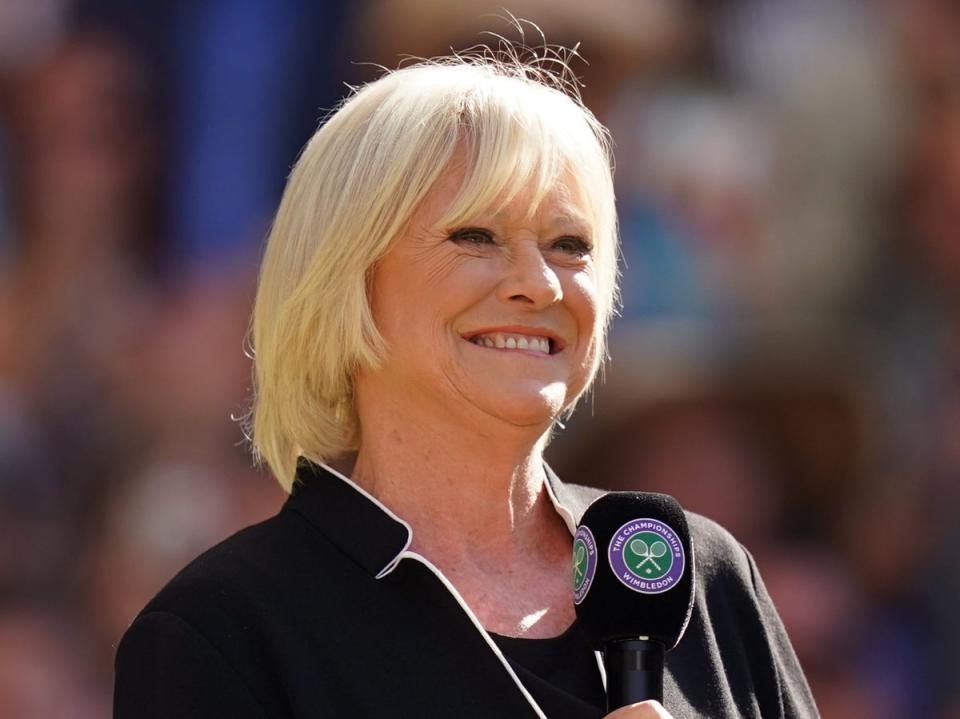 Sue Barker has said farewell to Wimbledon (Adam Davy/PA) (PA Wire)