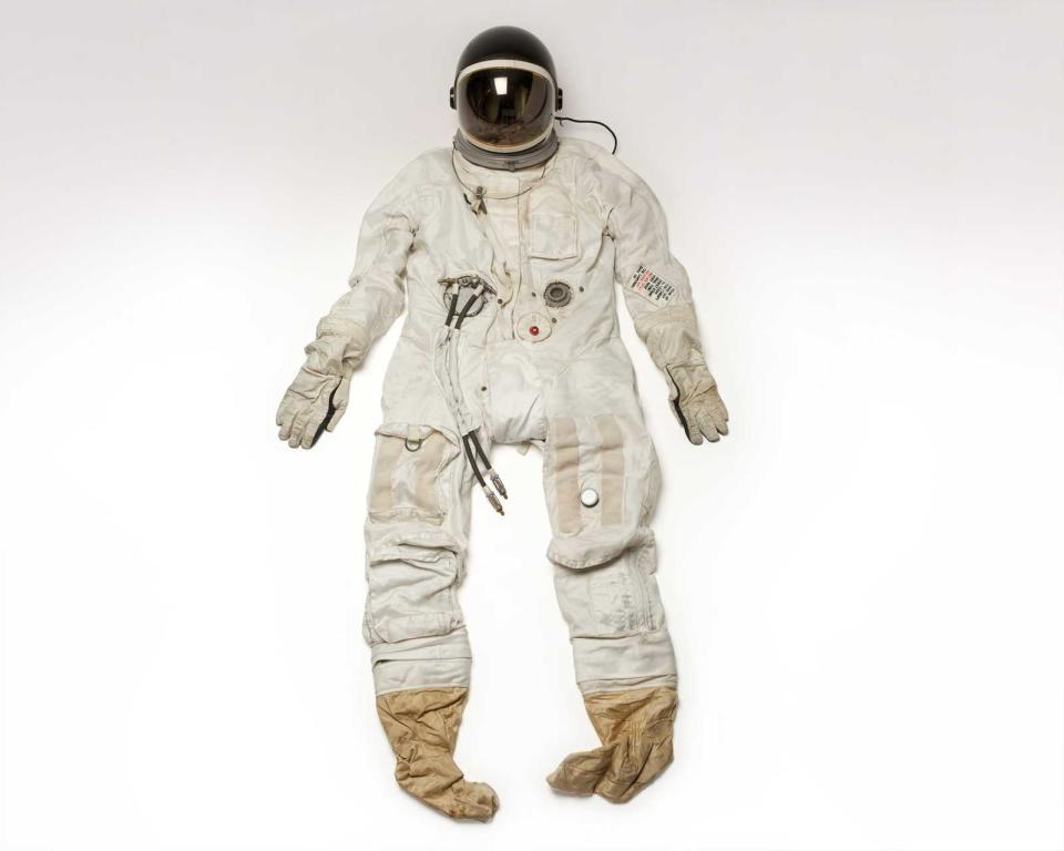 A protective pressure suit worn by A-12 pilots.