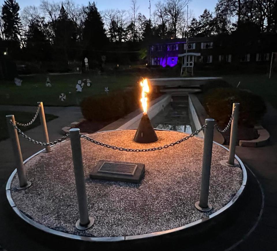 The city of Canton continues the upkeep of the eternal flame at Stadium Park. Wednesday marks the 60th anniversary of JFK's assassination.