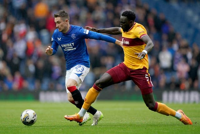 Rangers v Motherwell – cinch Premiership – Ibrox Stadium