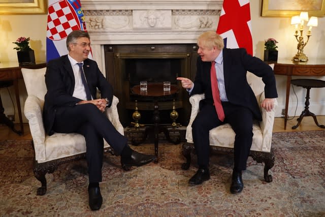 Croatian Prime Minister visit to UK