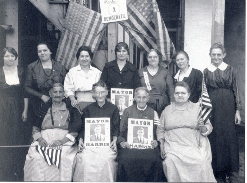 Women campaigned for the Democratic candidate for mayor of Louisville in 1920, the first year they were eligible to vote.