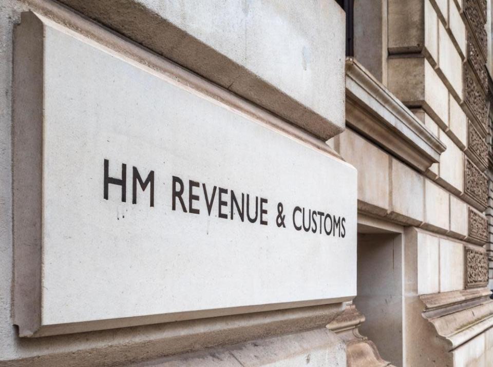 HM Revenue &amp; Customs Whitehall, London.