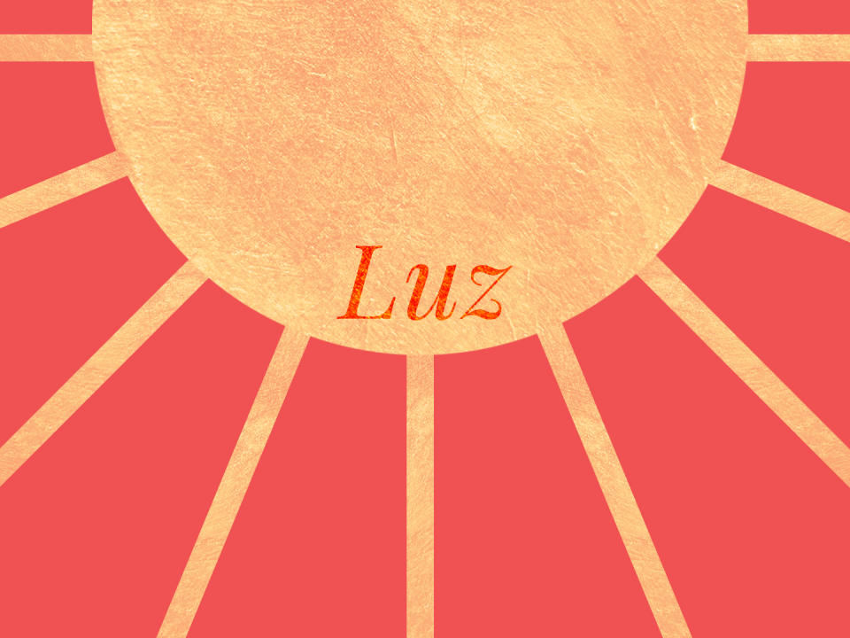 Baby Names That Mean Light: Luz - Credit: Design: Ashley Britton/SheKnows; Gold Foil: Aleksandra Konoplya/AdobeStock.