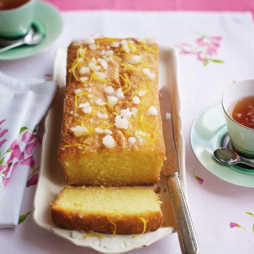<p>This lemon drizzle cake recipe is an absolute classic. This version is also gluten-free.</p><p><strong>Recipe: <a href="https://www.goodhousekeeping.com/uk/food/recipes/a535169/lemon-drizzle-cake/" rel="nofollow noopener" target="_blank" data-ylk="slk:Lemon Drizzle Cake;elm:context_link;itc:0;sec:content-canvas" class="link ">Lemon Drizzle Cake</a></strong></p>
