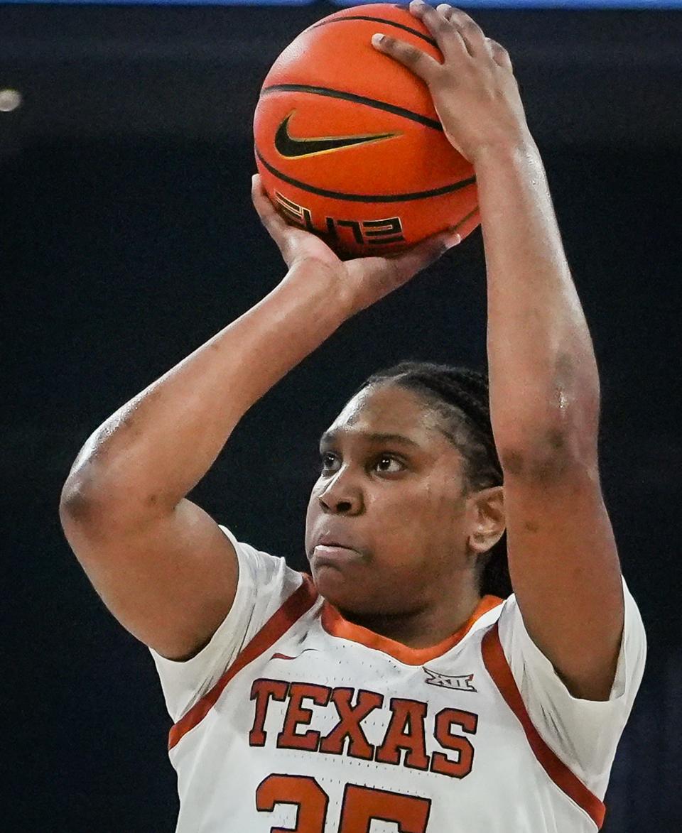 Texas freshman Madison Booker will make her NCAA Tournament debut for the No. 1-seeded Longhorns, who'll open at Moody Center against Drexel on Friday. Booker is the Big 12 co-player of the year and was voted the Big 12 Tournament's most outstanding player.