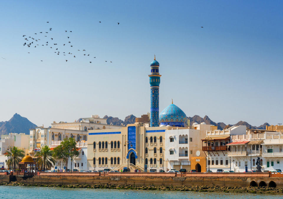 town along the water's beach