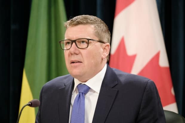 Saskatchewan Premier Scott Moe says the election further divided the country. (Michael Bell/The Canadian Press - image credit)