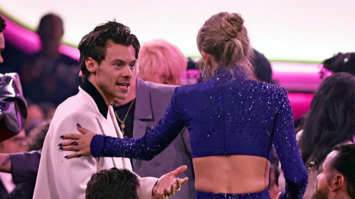taylor swift and harry styles at the 2023 grammys