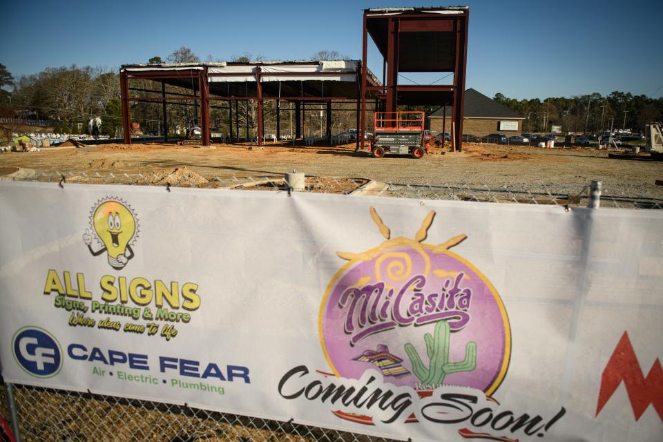 A new MiCasita restaurant is under construction on Raeford Road.