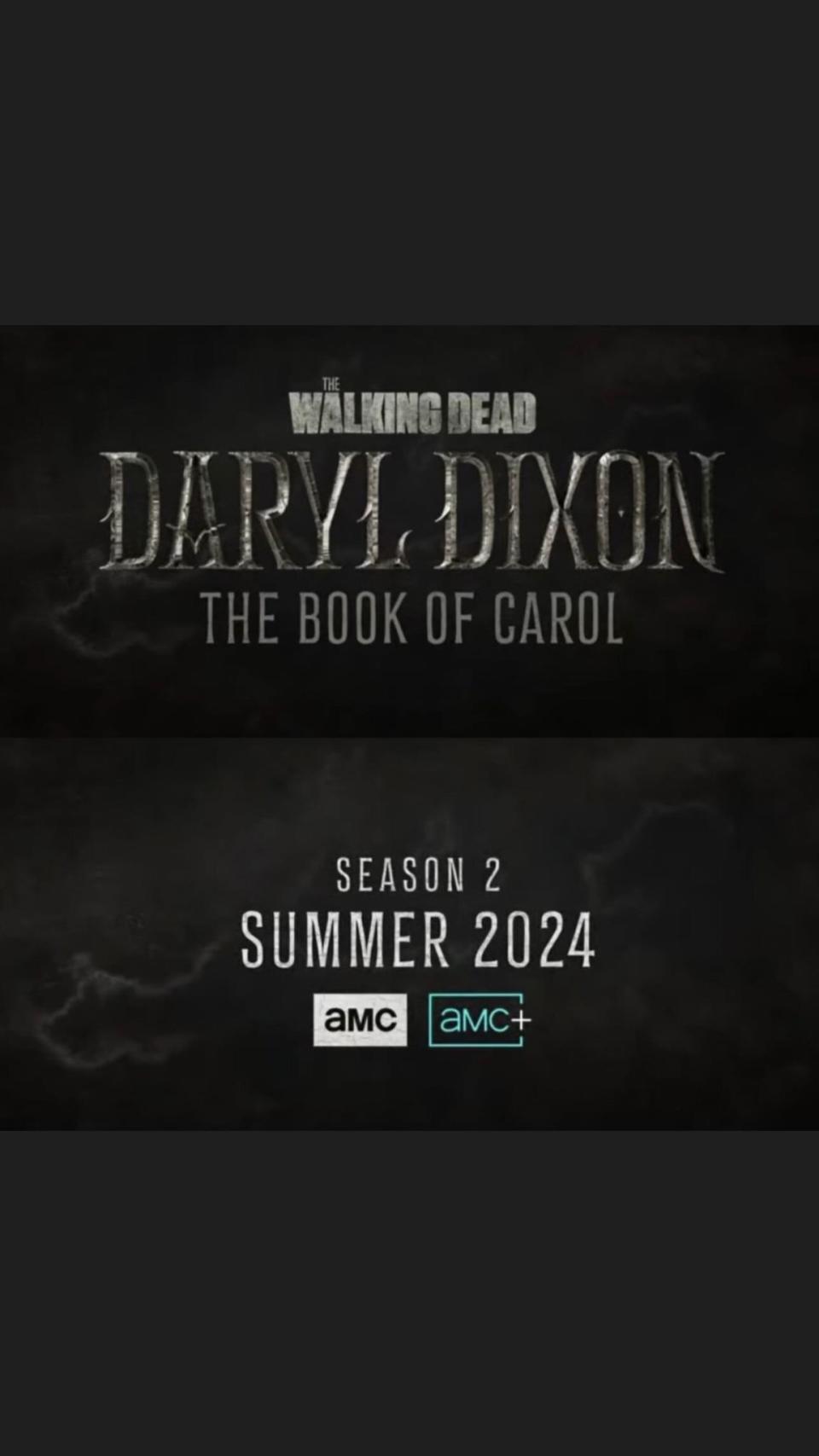 announcement photo of the walking dead daryl dixon season two premiere window