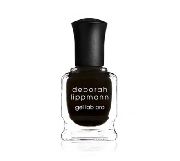 <p>Deborah Lippmann Gel Lab Pro Nail Color in Fade to Black, $20, <a href="https://shop-links.co/1687122351218055728" rel="nofollow noopener" target="_blank" data-ylk="slk:available here;elm:context_link;itc:0;sec:content-canvas" class="link ">available here</a>.</p>
