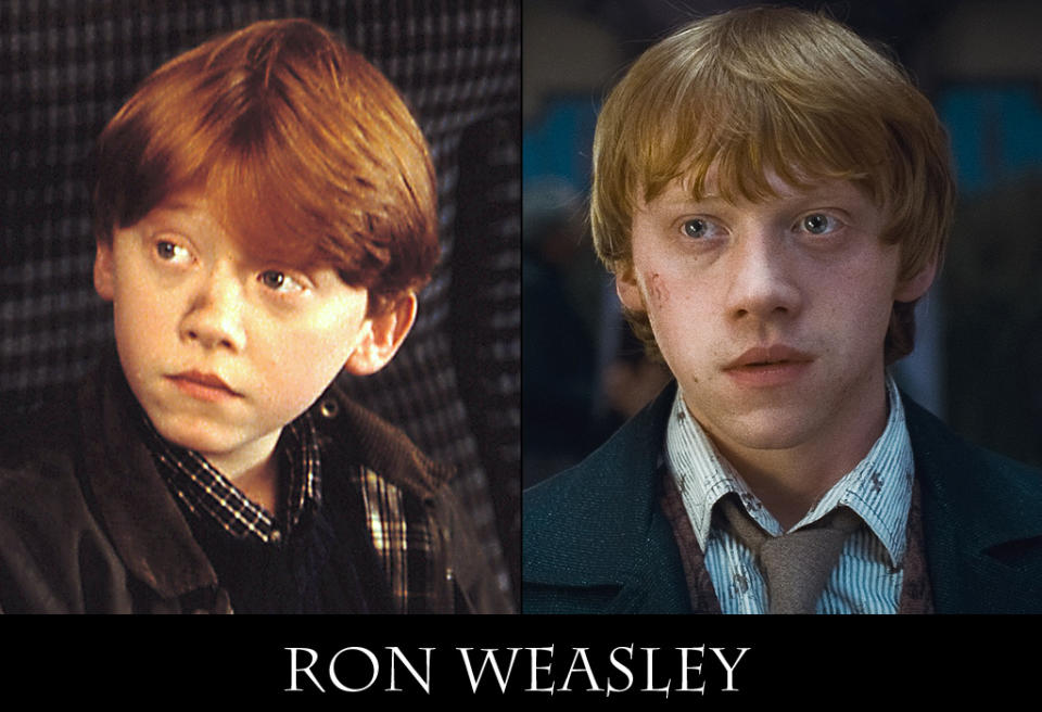 Harry Potter Actors Through the Years 2010 Ron Tile