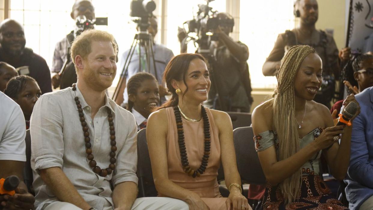 the duke and duchess of sussex visit nigeria day 1