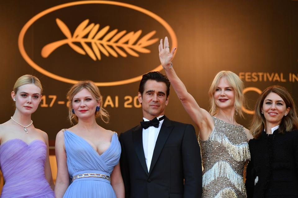 Elle Fanning, Kirsten Dunst, Colin Farrell, Nicole Kidman et Sofia Coppola