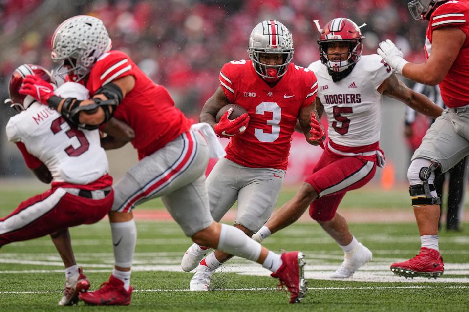 Ohio State running back Miyan Williams was limited late in the regular season with an ankle injury.