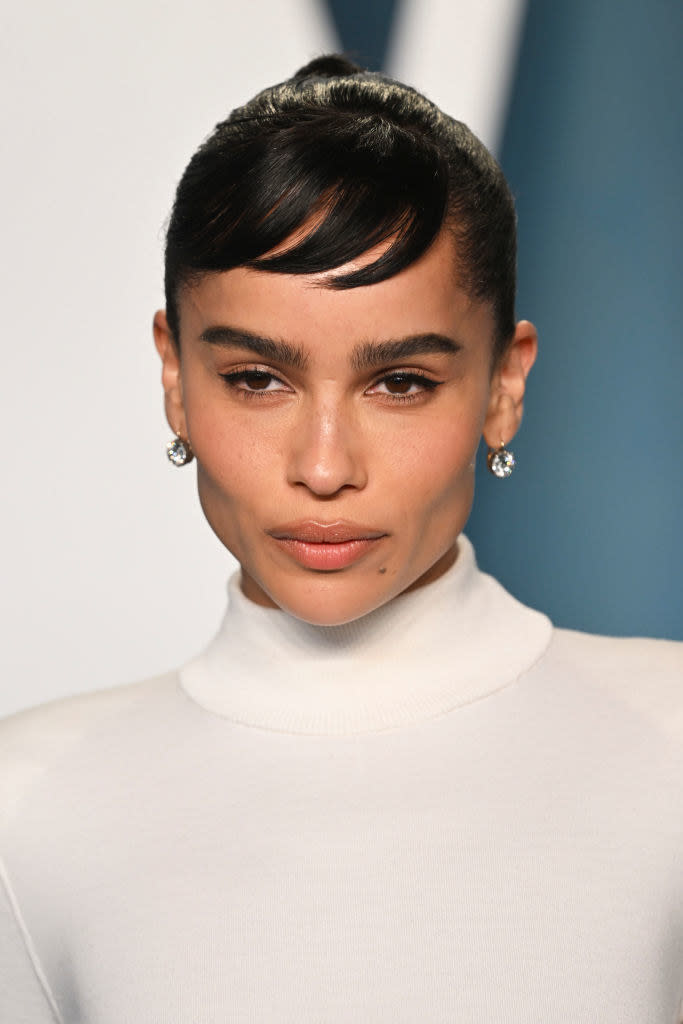 Closeup of Zoe Kravitz