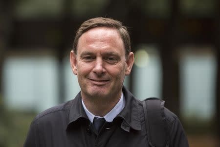 Former broker Noel Cryan leaves Southwark Crown Court in London, Britain October 6, 2015. REUTERS/Neil Hall