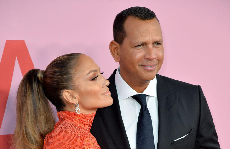 Jennifer Lopez et Alex Rodriguez