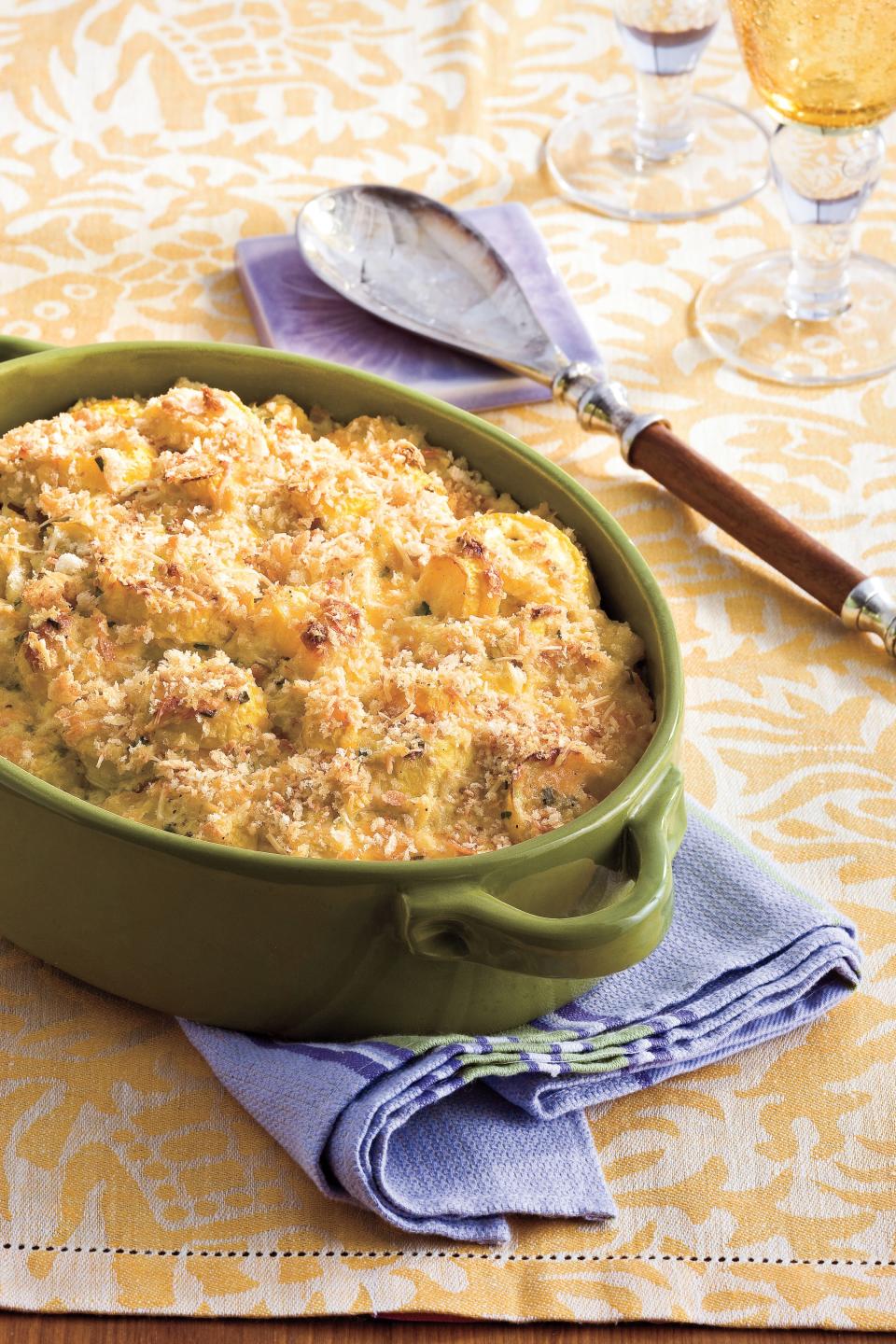 Two-Cheese Squash Casserole