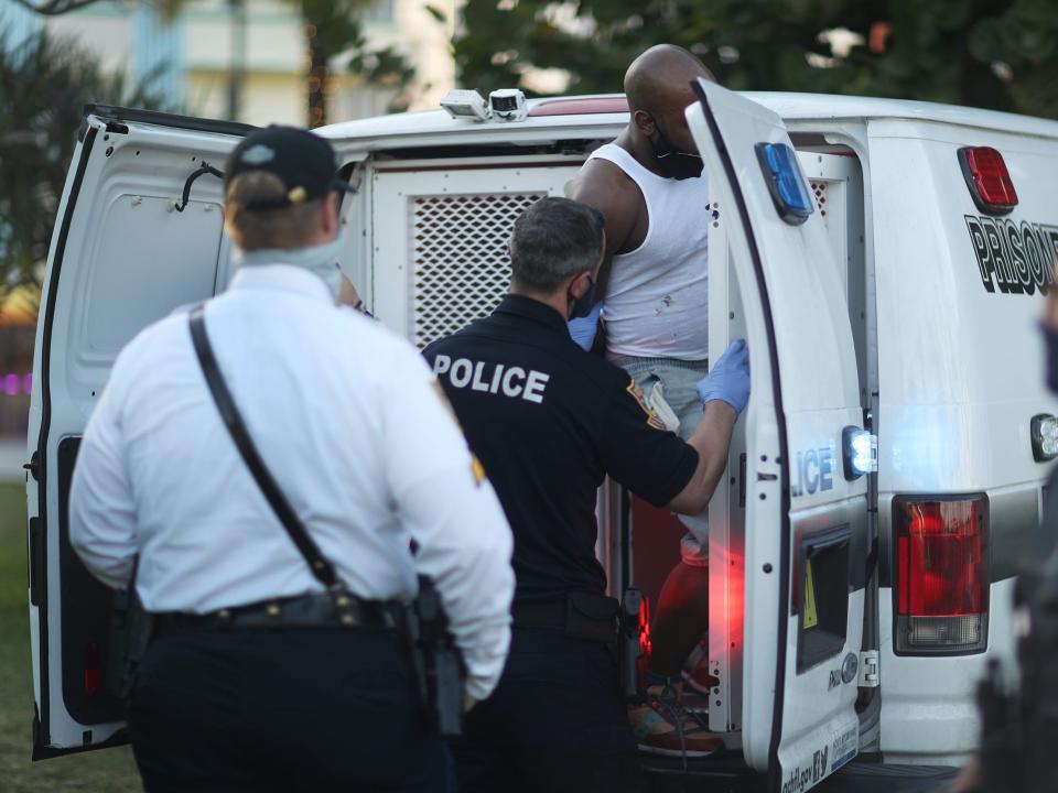 miami beach spring break arrest