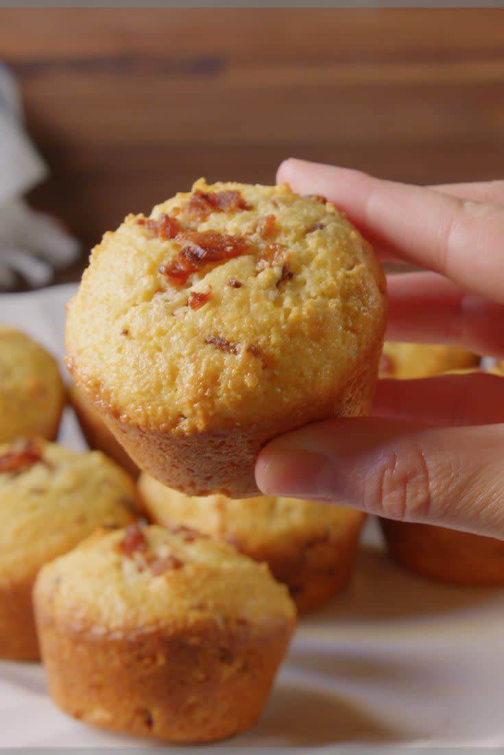 Maple Bacon Corn Muffins