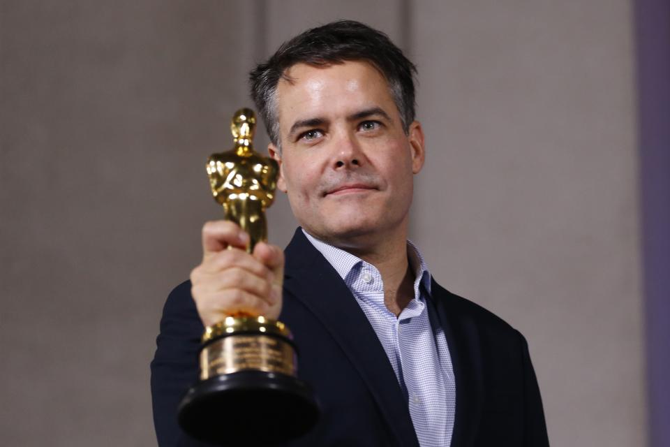 Sebastian Lelio wins the Oscar for “A Fantastic Woman” - Credit: AFP via Getty Images