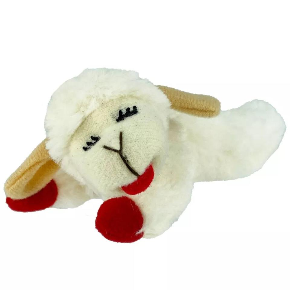 The Best-Selling Lamb Chop Dog Toy Gets a Cat-Approved Makeover