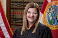 Florida Supreme Court Justice Barbara Lagoa poses in an undated photograph