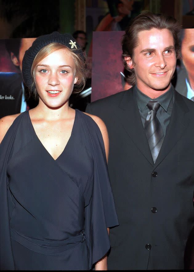 Chloë Sevigny and Christian Bale at the 2000 premiere of 