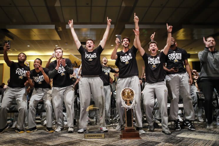 Northern Kentucky students will have more to celebrate than just bragging rights if the Norse beat Kentucky. (AP)