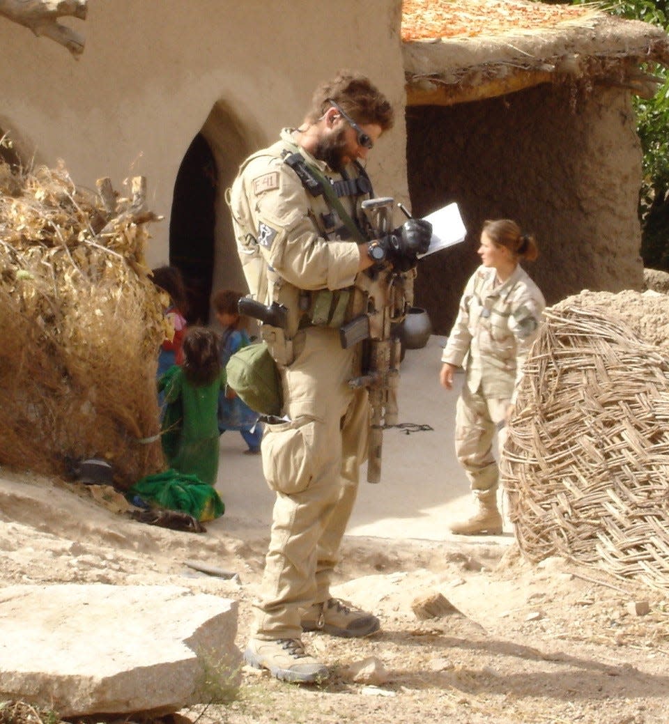 Jason Redman in Afghanistan, 2005.