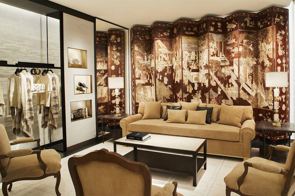 <p>The personal shopping section, on the fifth floor, is decorated to feel like someone's apartment. </p>