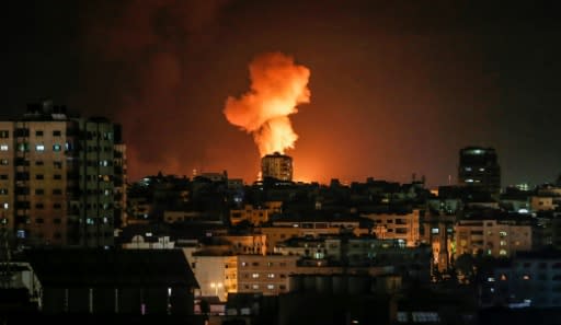 Israeli aircraft carried out strikes against Islamic Jihad targets across Gaza after the Palestinian militant group fired more than 80 rockets and mortar rounds at Israel in response to the killing of one of its fighters